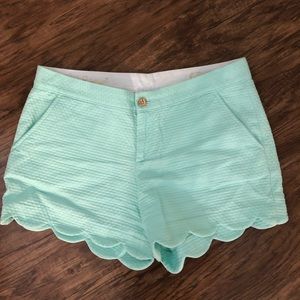 Lilly Pulitzer Mint Buttercup Shorts
